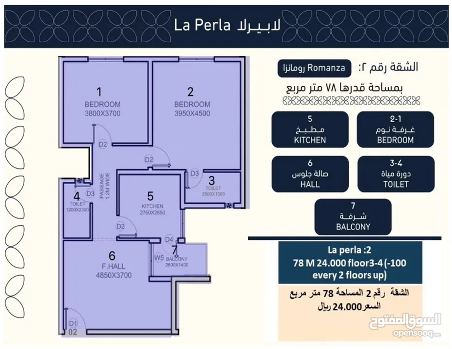 مشروع لابيرلا شقق قيد الانشاء المعبيلة الجنوبية وباقساط 5 سنوات مع محمد الفرقاني