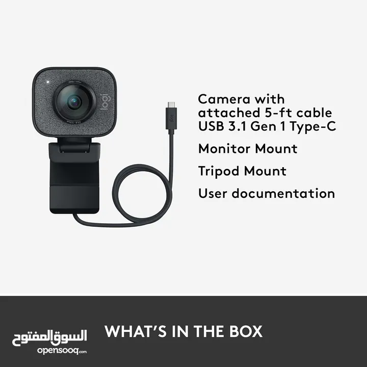 Logitech cam for Creators StreamCam Premium Webcam
