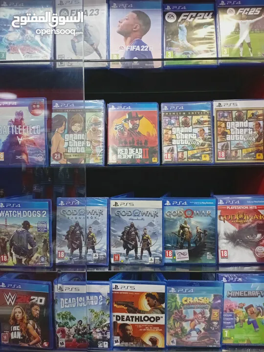 سيديات بلايستيشن فور  و فايف PS4 &PS5 CD.S