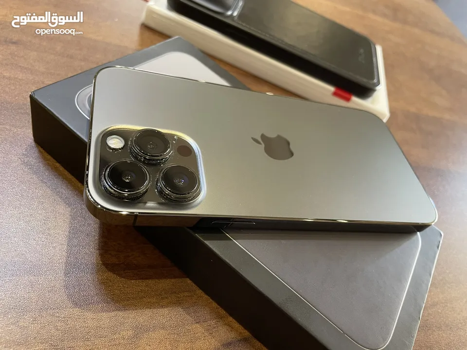Iphone 13 pro max 256 dual SIM facetime like new اي فون 13 بروماكس خطين