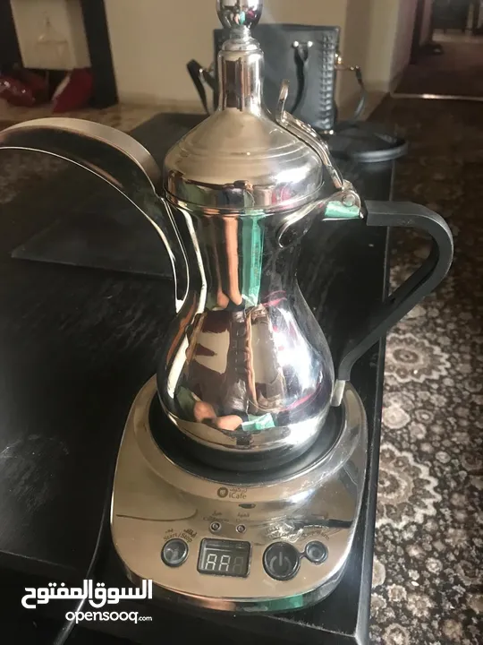 ماكينة تحضير وتسخين القهوه العربيه شبه جديده