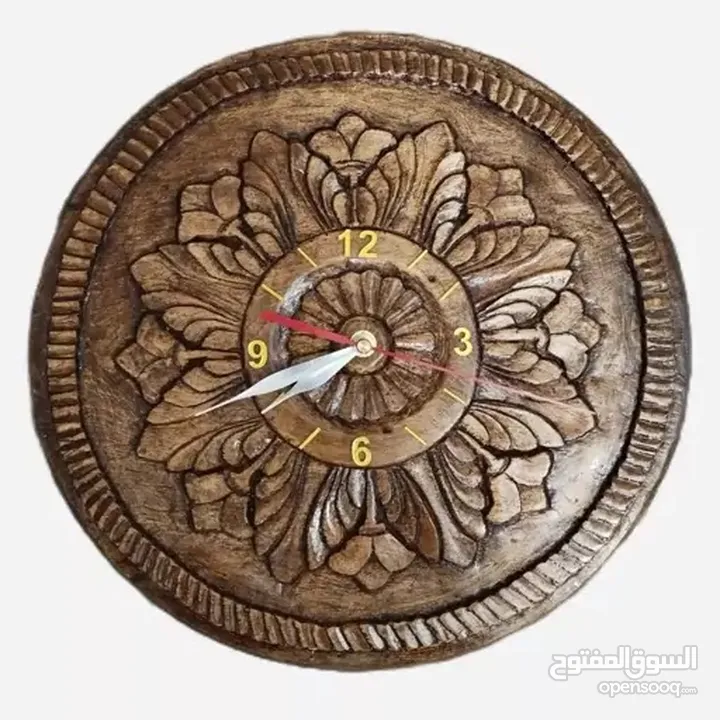Handmade wooden wall clock