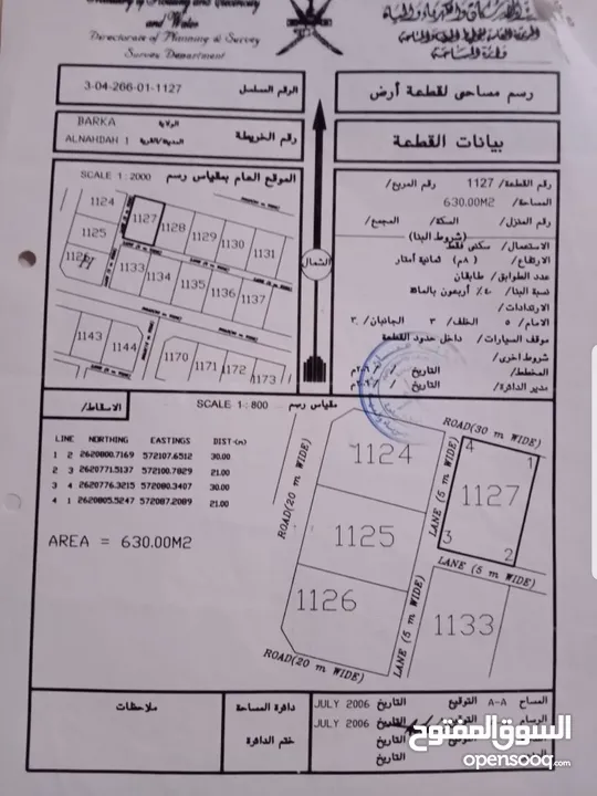 النهظه جنوب بركاء قريب استراحات قائمه