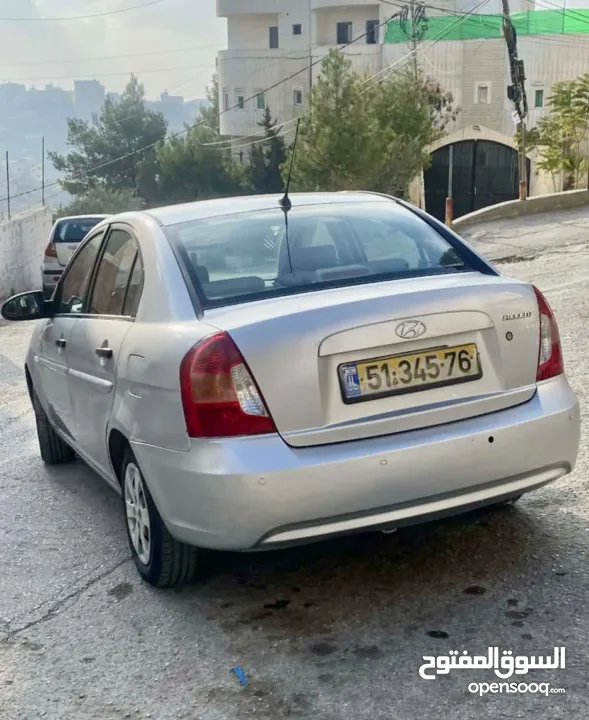 هونداي اكسنت 2010  متور 1.6 بنزين  سيارة شبه جديدة