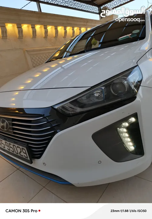 هونداي ايونك فحص 7جيد بدون ملاحضات استعمال شخصي وستخدام خفيف عداد 188km
