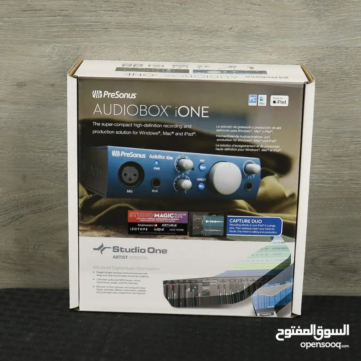 PreSonus AudioBox iOne 2x2 USB/iPad Audio Interface