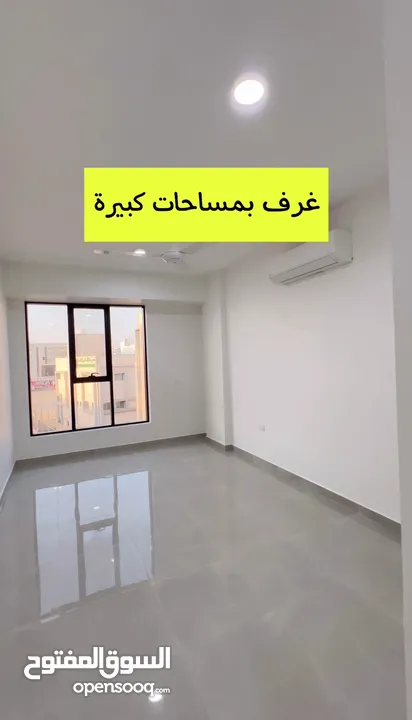 شقة للبيع / (نموذج الغرفة و صالة ) بوشر منطقة جامع محمد الامين / شارع المها