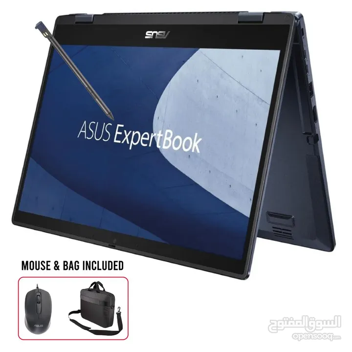 Asus ExpertBook B3 Flip Laptop Intel Core i5-1335U 4.6 GHz 16GB RAM, 512GB SSD 14" X-360 Touch FHD D