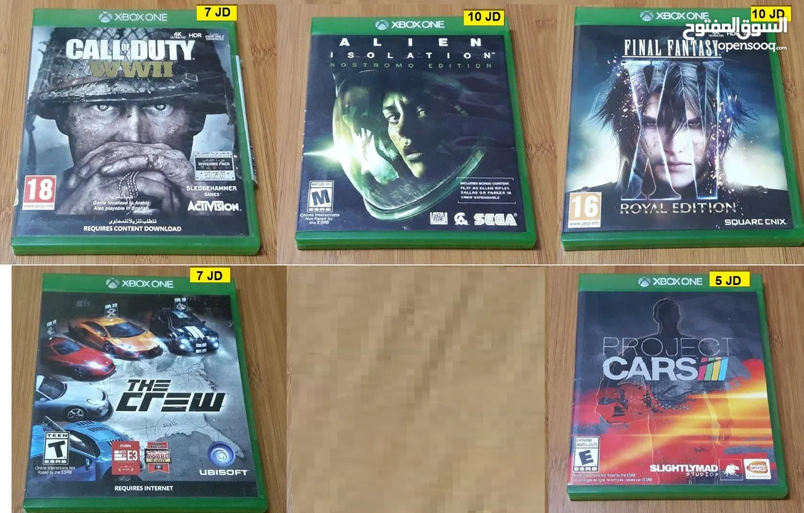 اجمل سيديات اكسبوكس ون اكسبوكس 360  XBOX360 XBOX ONE OG Games