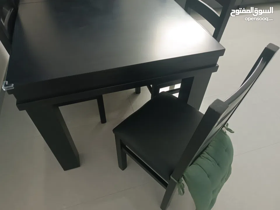 طاولة سفرة خشب زان ثقيل