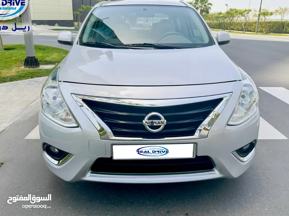 **BANK LOAN AVAILABLE FOR THIS CAR**  NISSAN SUNNY SV  Year-2019  Engine-1.5L  V4-Silver