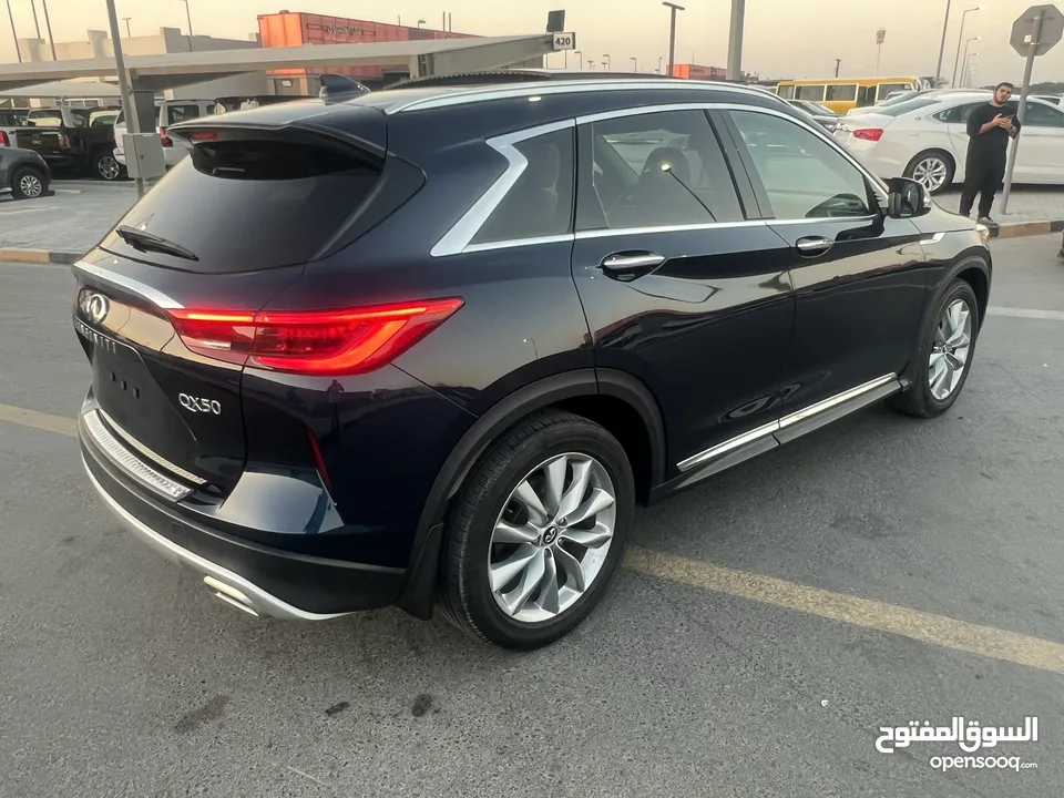 2019 انفينتي QX50 بانوراما ايرباج وكاله نظيفه جدا