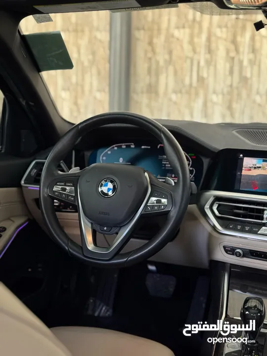 BMW 330e Sport 2021  Plug-in Hybrid  فحص كامل  كلين تايتل  جمرك جديد