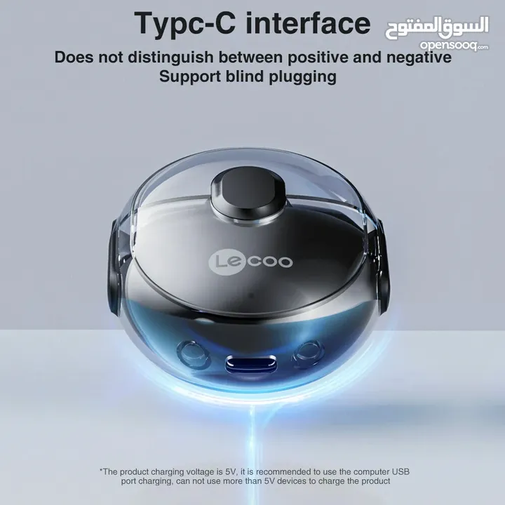 سماعات اذن اصلية من ليكوو بلوتوث عالية الجودة Lenovo Lecoo EW306 Earphone HD Audio