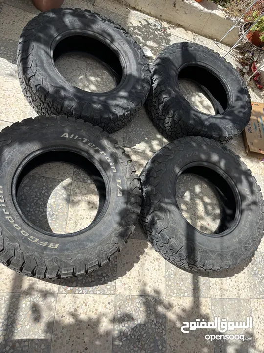 امريكي للبيع: 4 إطارات BFGoodrich 285/70R بحمولة 121/118R