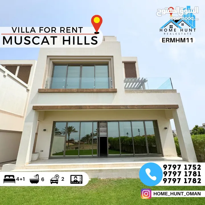 MUSCAT HILLS  LUXURY 4+1BR VILLA WITH GOLF VIEW
