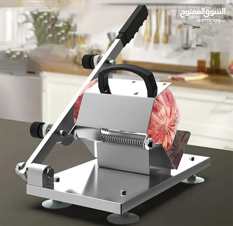 ماكينة تقطيع متعددة الاستخدامات مناسبة لتقطيع اللحوم المجمدة، الدجاج، السمك، والخضار بكل سهولة