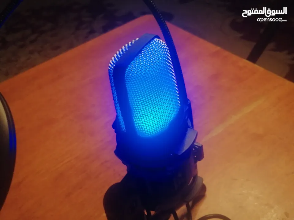 RGB mic usb with stand small
