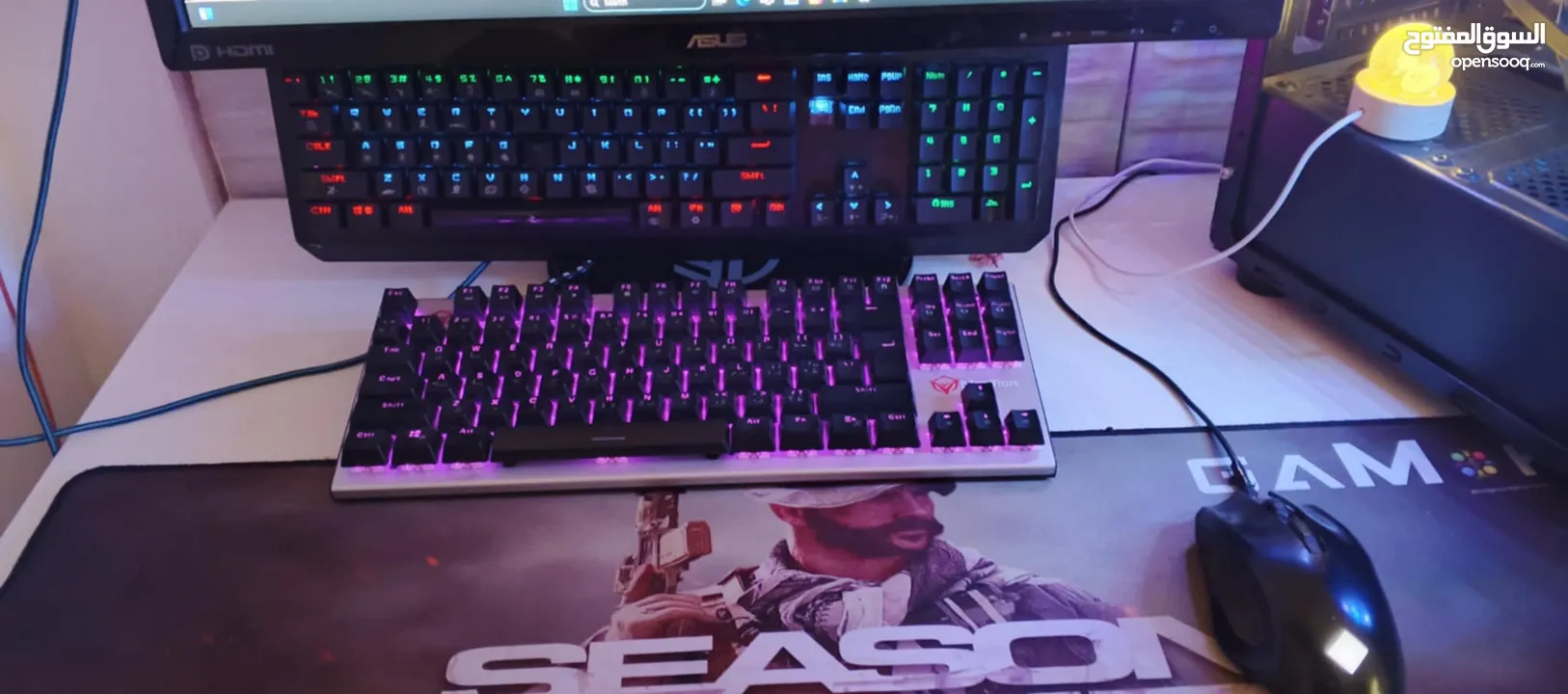 pc gaming يدعم جميع الألعاب على 120وبجوده ممتازه وسعر قابل للتفوض