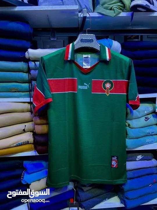 قميص نادي المنتخب المغربي 1998  Jersey of Moroccan team 1998