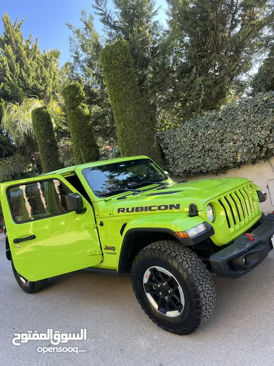 4 Cylinder 2.0L turb  JeepWranglerRubicon الفحص : 2 جيد سيارة ب الصلاة على النبي مش ب حاجة ولا اشي