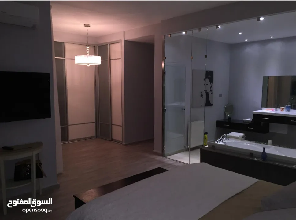شقة فاخرة - مفروشة - عبدون - 4نوم 2ماستر - 260م - تدفئة غاز - اعلان رقم - O464