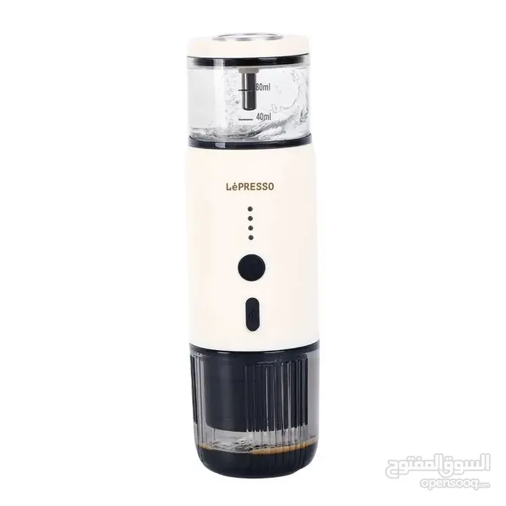 ليبريسو إسبرسو المحمول LP001 LPCFFM0001-WH Lepresso Portable Espresso LP001 LPCFFM0001-WH