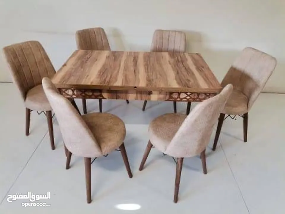 Dining table 1 table 6 chair good quality