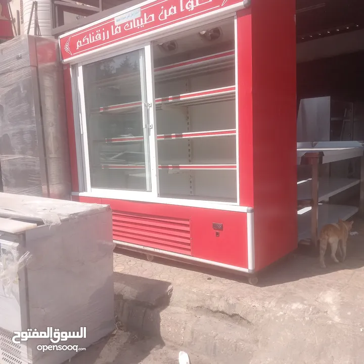ثلاجة عرض بابين تبريد ممتاز