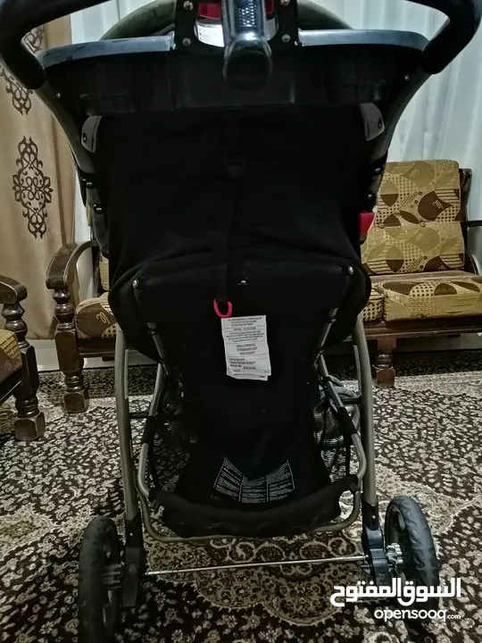 عرباية أطفال  Elevenflo + Car seat، عرباية توأم ماركة Juniers