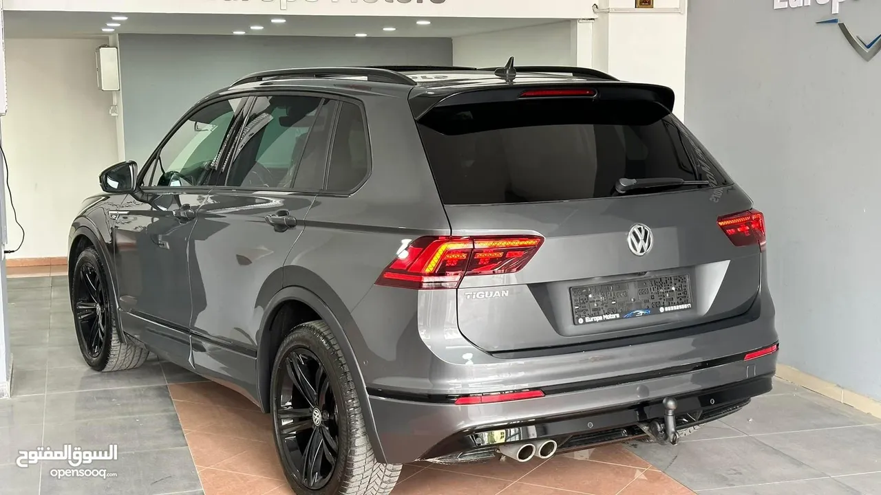 لمحبي التميز والذوق الرفيع VW Tiguan R-line   بالسعر المميز و بكامل الاضافات