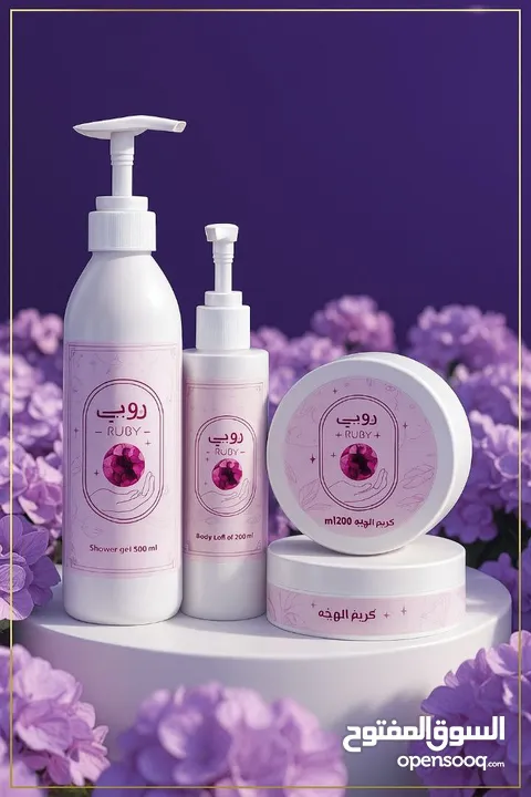 بكج روبي الكامل للعناية بالجسم – ترطيب، لمعان، روائح ثابتة ومنعشة No Brand