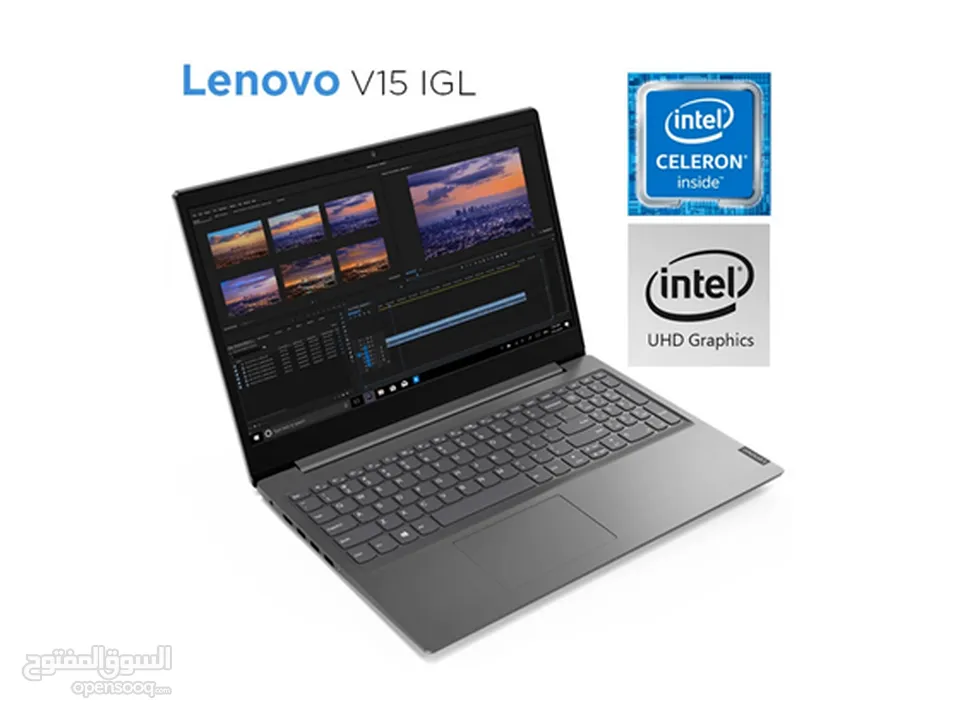 جهاز لابتوب Lenovo IdeaPad  Celeron 4GB RAM /256 SSD فقط 115 دينار مكفول