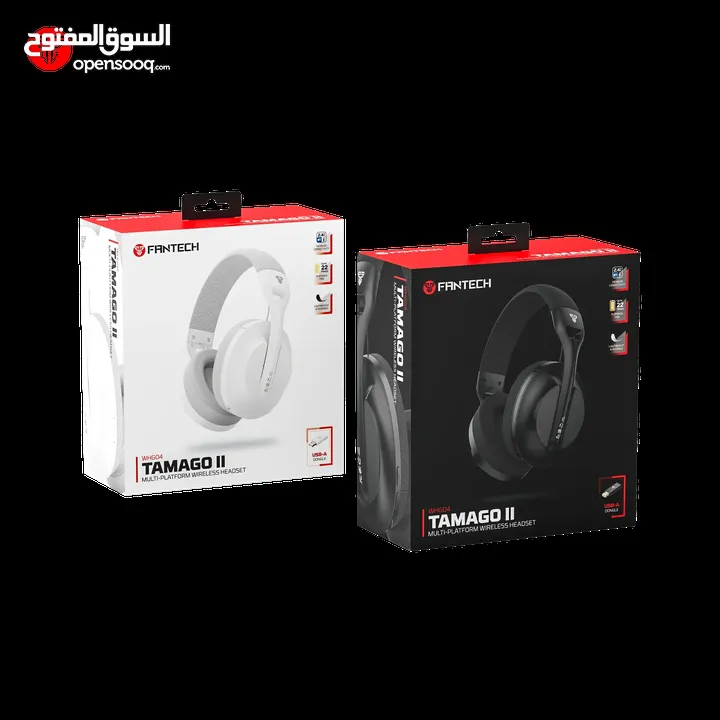 FANTECH WHG04 TAMAGO II Multi-Platform Wireless Gaming Headset السماعة الاقوى تفوق مع فانتيك