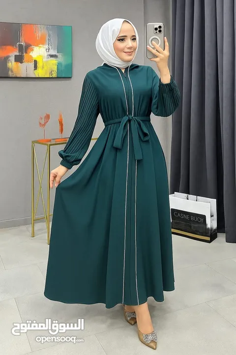 عباي ستاتي استراس عباية العيد كم بلاسيه  وزن 50 لل 110