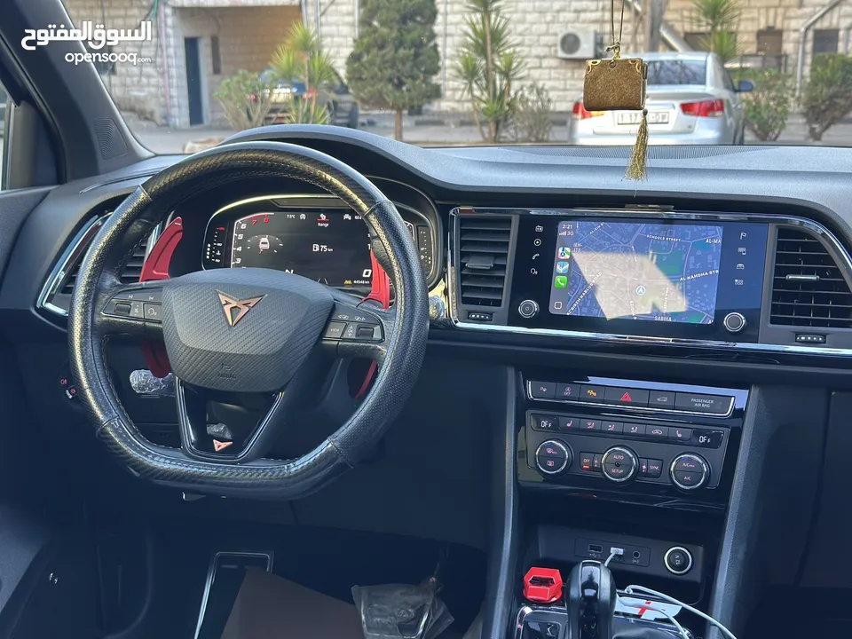 seat ateca cupra 2020  4*4 فل الفل فحص فوق النخب  امكانية البدل وارد  عداد قليل رخصة و تامين 380hp