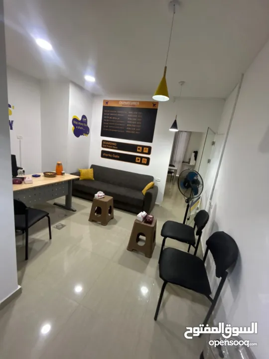 يوجد مساحة في مكتب للايجار  تصلح لجميع الاستعمالات