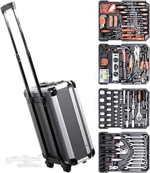 Ultimate Toolbox Trolley: 599-Piece Metric Tool Set!