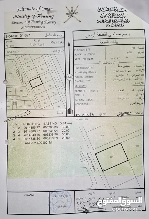 أنا مالك أرض الفليج حي الطيبين 2 شبه ركنية سكة 5 أمتار