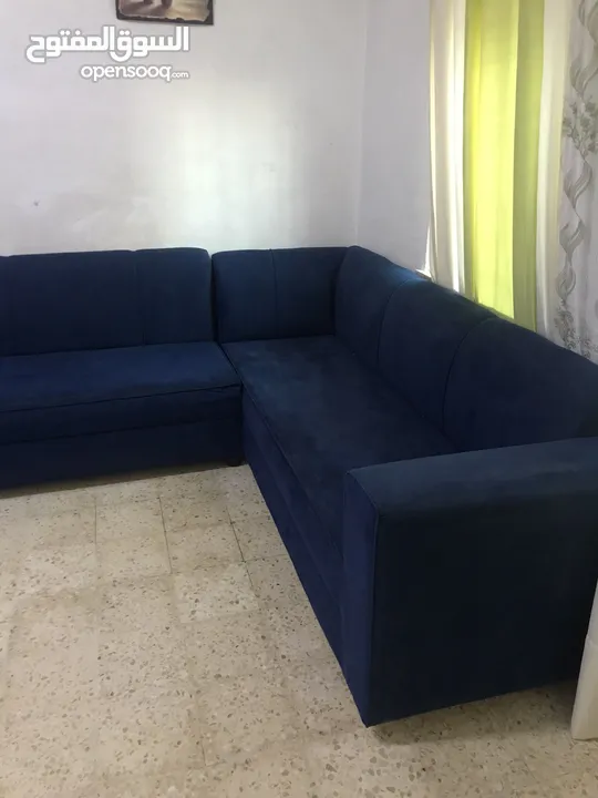 طقم كنب خشب تفصيل 9 مقاعد نظيف بحالة ممتازة