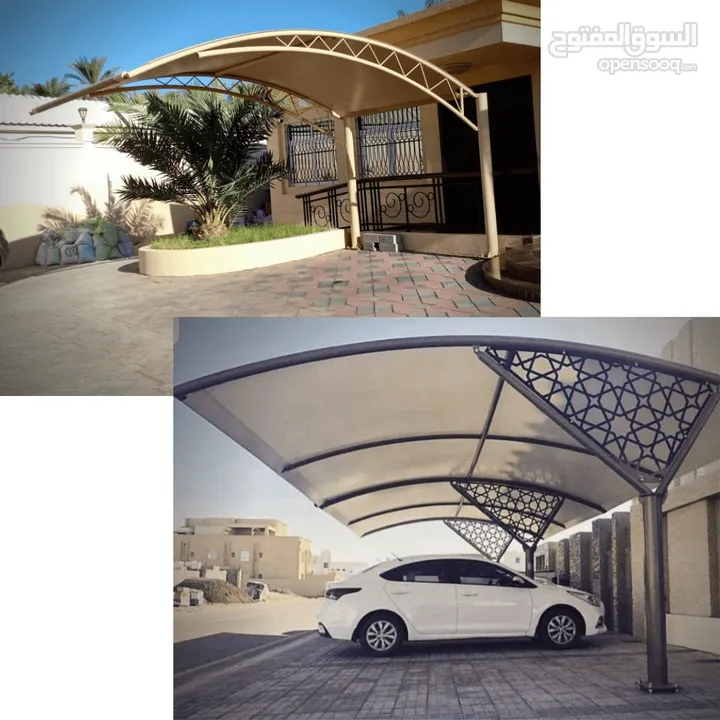 We Do All Kinds of shade work, Car Parking Shades, Bus Parking shade