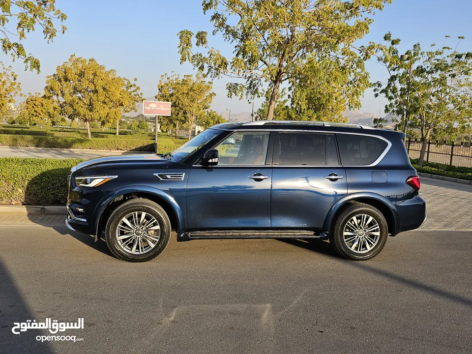 انفنتي QX80 2021 فول ابشن نظيف جدا