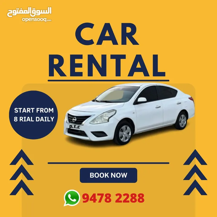 starting 8 rial car rent