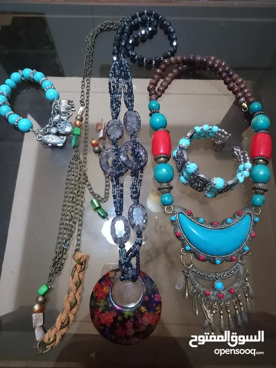 سوار لؤلؤ طبيعي زراعي Handmade خواتم فضة