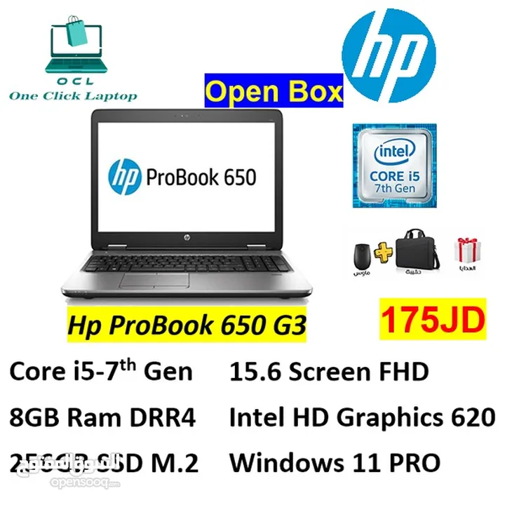 بأفضل سعر بالأردن Dell Latitude 5480 Core i5 7th 8GB RAM 256GB SSD M.2 14 SCREEN
