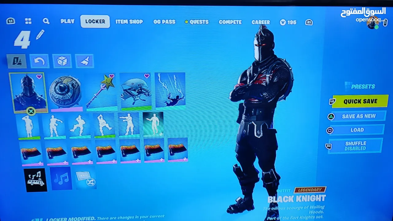 PS4 with Fortnite account