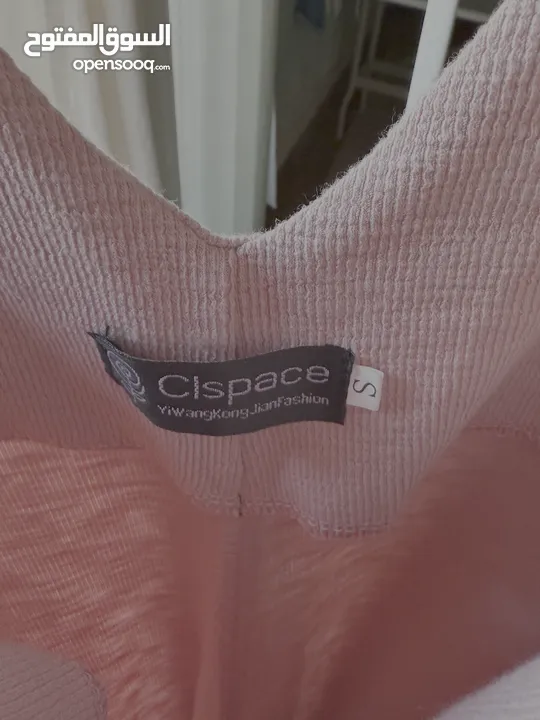 Powder Pink Cotton Overalls