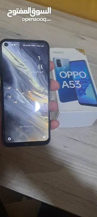 هاتف oppo a53 مستعمل بحالة جيده جدآ للبيع