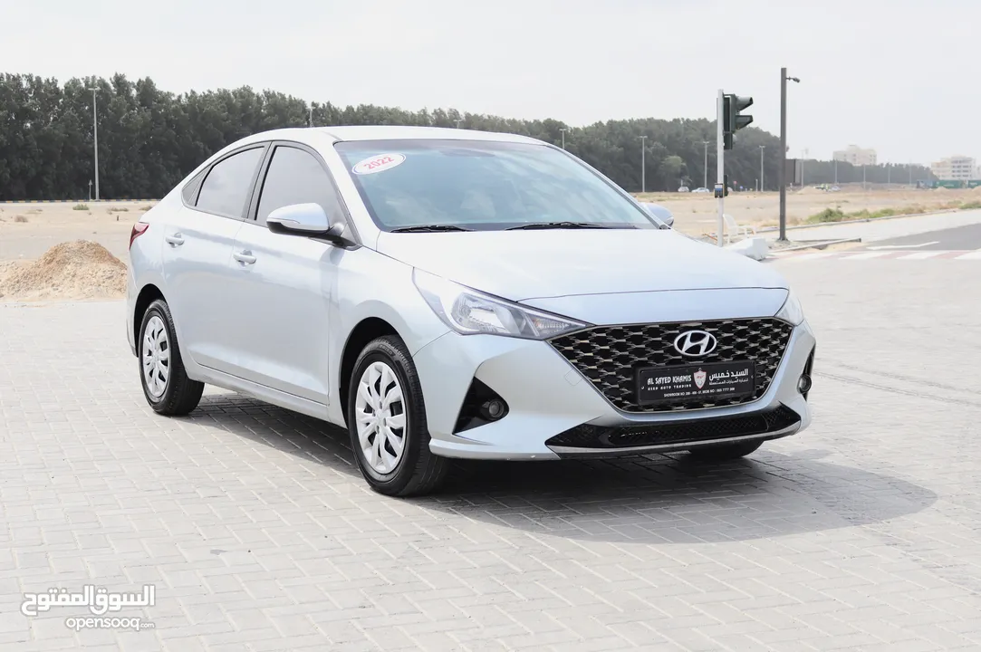 HYUNDAI ACCENT 2022 - GCC - 1600 CC - ACCICENTS FREE خالية من الحوادث - خليجي - بدون حوادث