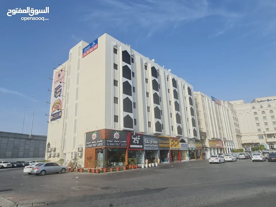 Good 1 Bedroom Flats next to Radisson BLU, AL Khuwair.